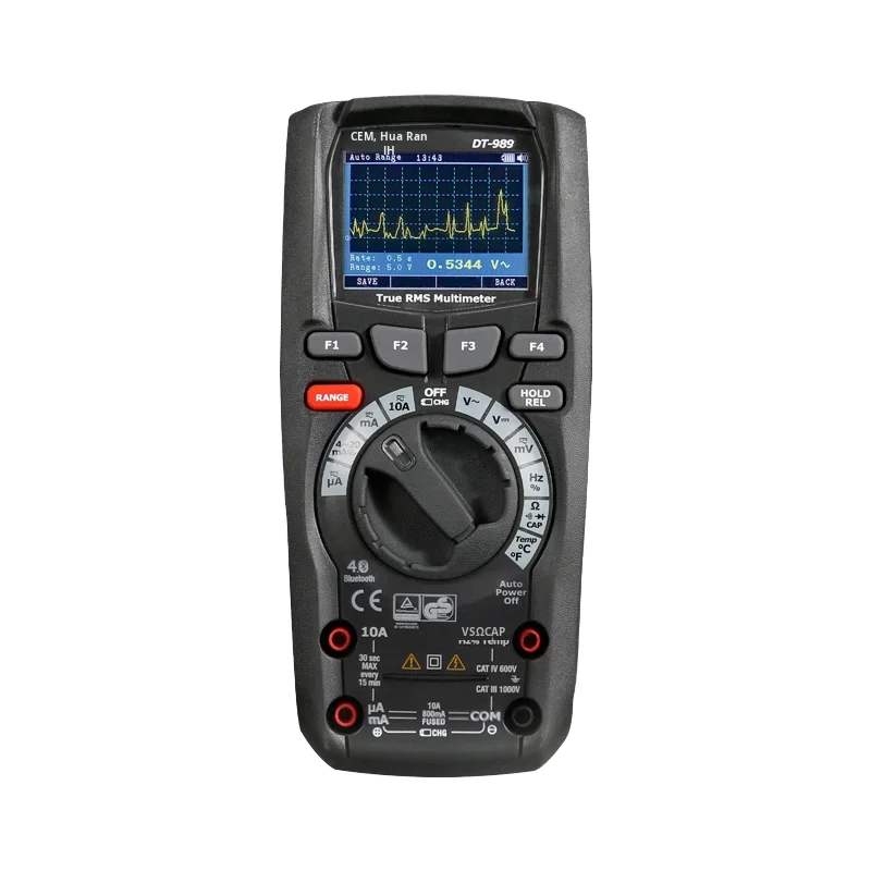 Industrial-Grade Professional Color Screen True High-Precision Electrician Digital Multimeter DC Voltage 0-10A Current