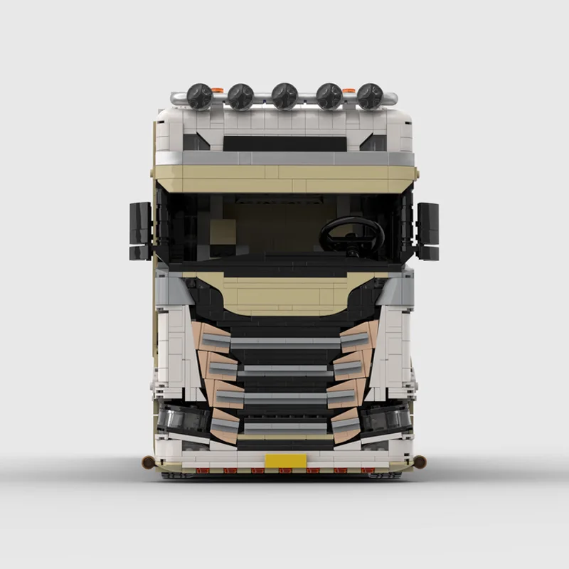 3832 PCS Speed Hypercar 770s 10x4 tractor(Tan) MOC Customize Modular Building Block Technology Popular DIY Christmas Toy Gift