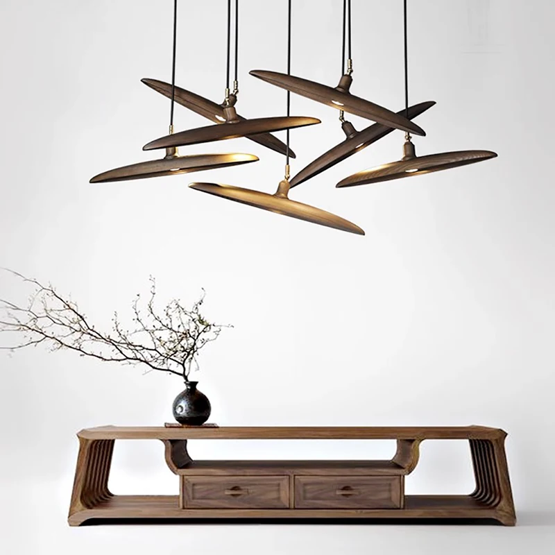 

Build Our Home Wooden Iron Artistic Hanging Lamps Suspension Luminaire Lampen Pendant Lamp.Pendant Light For Dinning Room