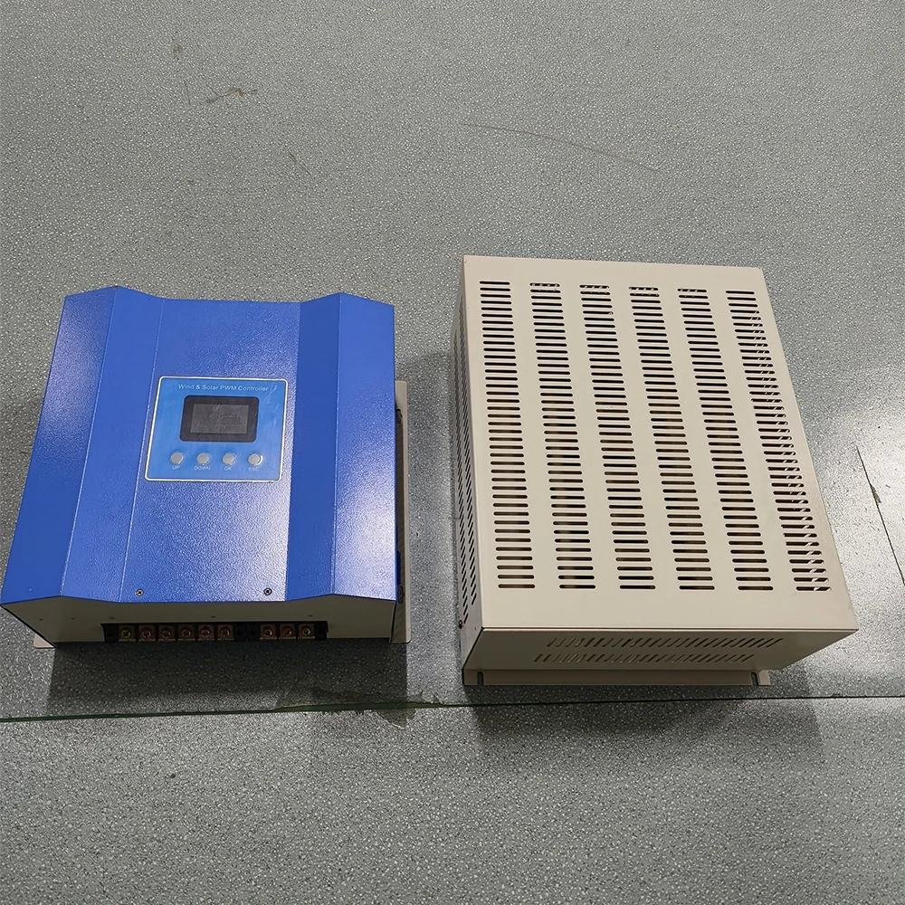 

Wind 10000W PV 2000W PWM Wind Solar Hybrid Controller Regulator Automatic For Battery With Dump Load