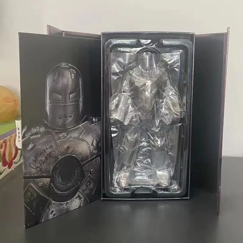 ZD-figura de acción de Iron Man Mk 1, 18cm, colección de películas, modelo móvil conjunta, decoraciones periféricas, regalo para niños