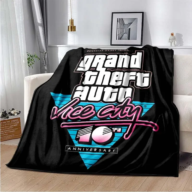 

GTA 5 Grand Theft Auto Blanket, Lightweight Warm Insulation Sofa Bed Office Car Knee Pads Blankets,Decke,couverture,stragulum