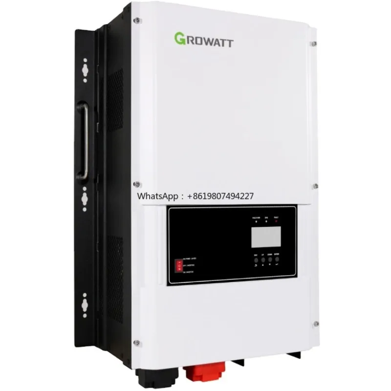 

Single Phase to Three Phase Growatt Solar Inverter SPF 4-12kt Hvm 48VDC Off Grid Solar Inverter