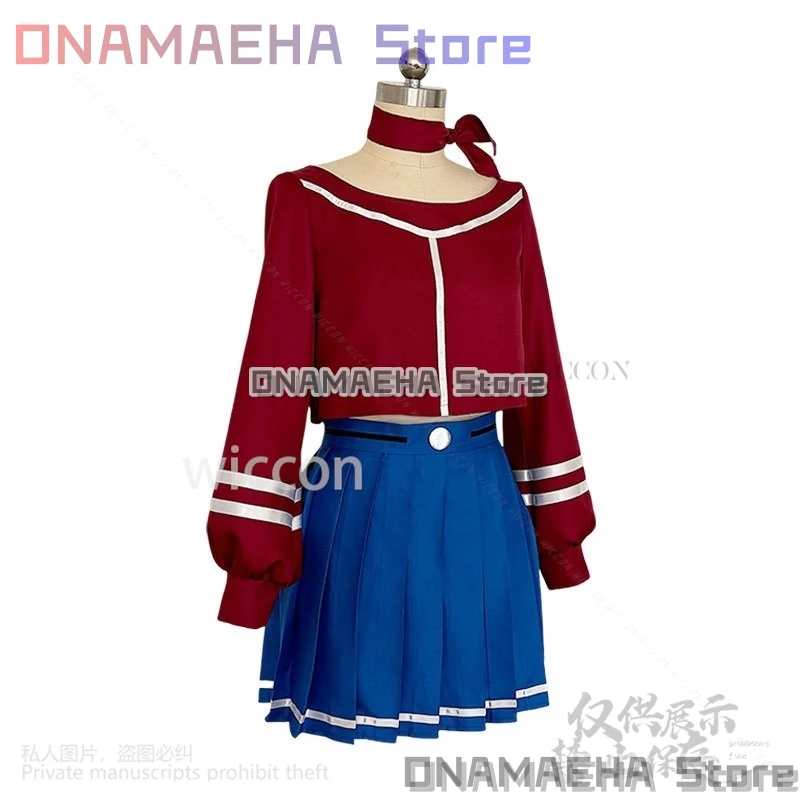 Anime Horror Game MiSide Cosplay Mita Мита Costume JK School Uniform Cute Mila Dress Lolita Wigs For Halloween Girls Woman