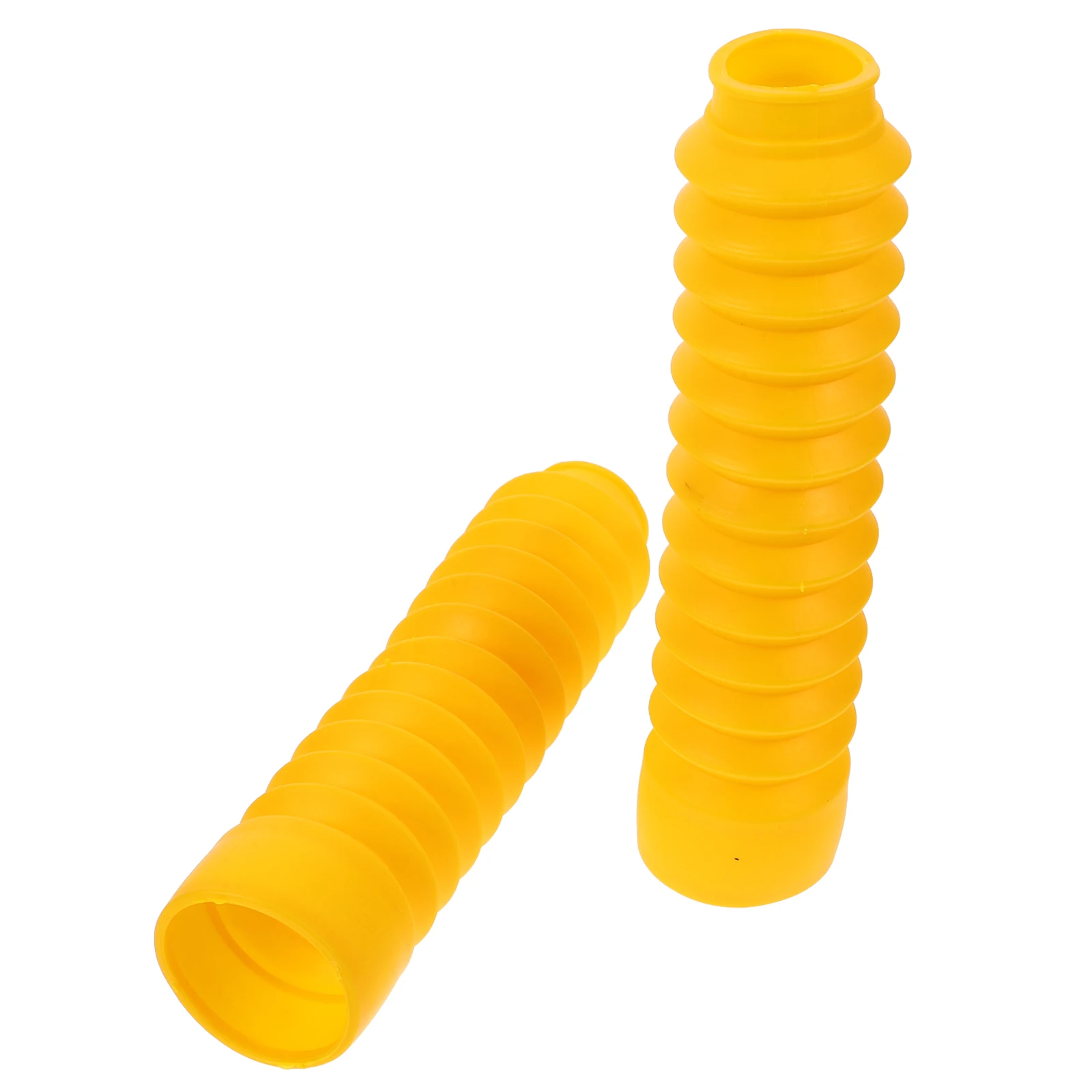 

1 Pair Fork Boot Shock Cover Yellow Motorcycle Scooter Front Fork Boots Universal Dirt Bike Rubber Gaiters Easy Installation