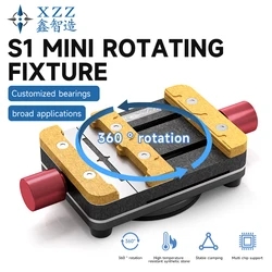 360 ° rotation PCB soldering fixture CPU IC chip glue removal holder for mobile phone motherboard repair fixture  support