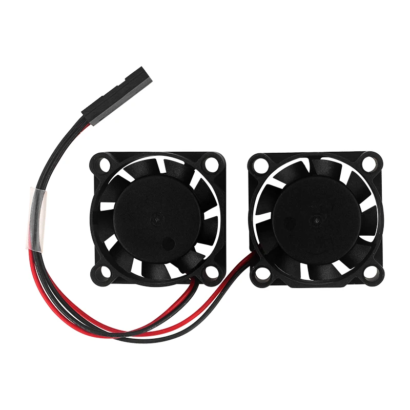 2Pcs Raspberry Pi Koelventilator Dual Radiator Fan 25X25X7Cm Borstelloze Koelventilator Voor Raspberry pi 4B 3B 3B +