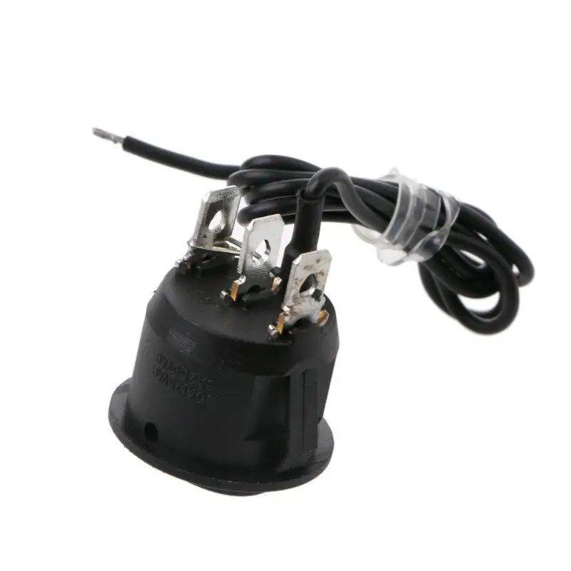 Heated Seat Control Switch for Cars 12V Metal and Plastic Round Button Universal Application Perfect for Winter Comfort