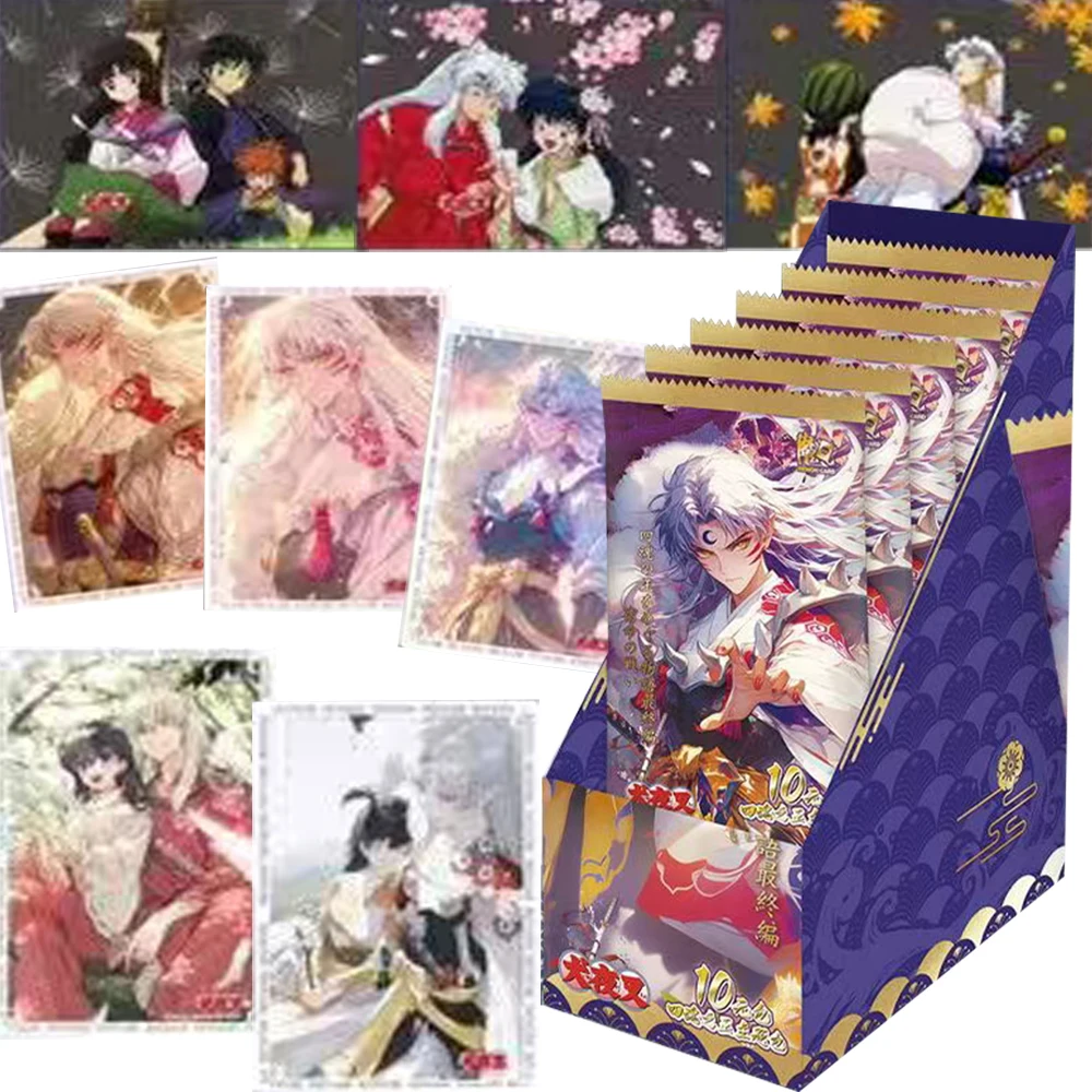

Коллекционные карты японского аниме Inuyasha для детей Sesshoumaru, изысканное визуальное искусство, красивые фирменные карты с персонажами, игрушка в подарок