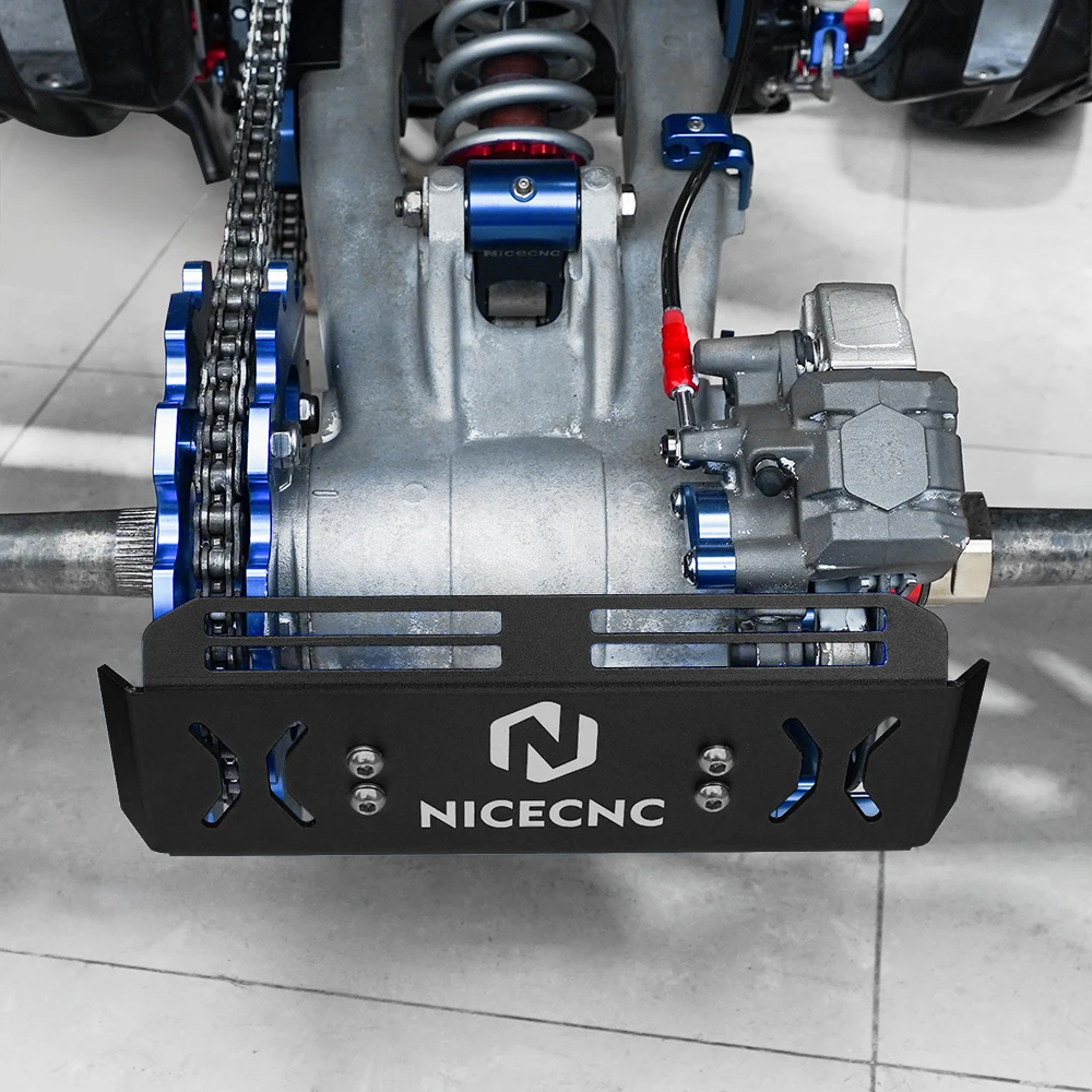 NICECNC 6061-T6 Aluminum ATV Engine Rear Bumper Bash Guard For Yamaha Raptor 700 2006-2011 2013-2024 Raptor 700R 2012 2016-2024