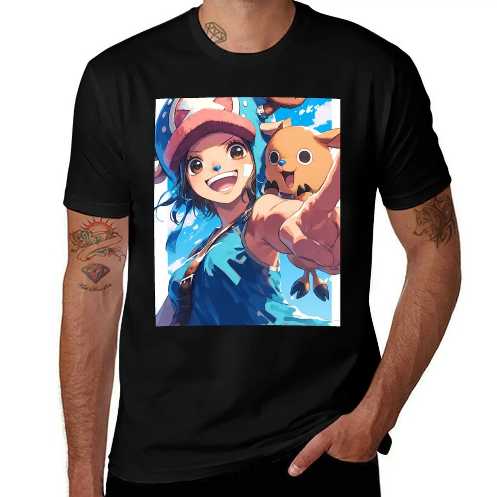 

Chopper's Brave World: A Reindeer's Tale of Growth T-Shirt t shirts cotton 100% anime tshirt T-Shirt
