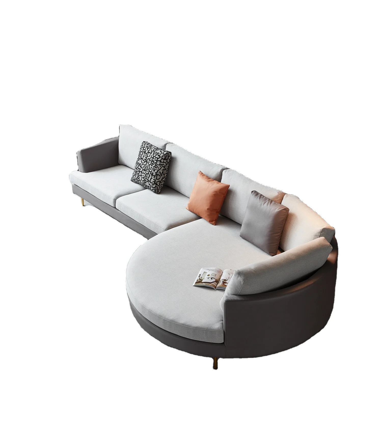 

Solid Wood Fabric Sofas for Living Room Larger Size Lounge with Plywood Style for Bedroom and Hotel Leisure Sofa