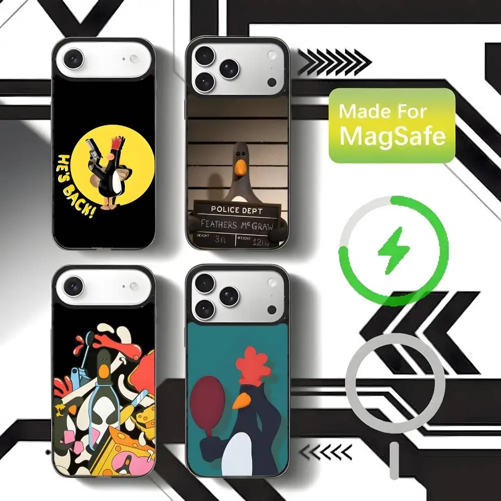 

W-WallaceS G-Gromit Phone Case For iPhone 17,16,15,14,13,12,11,Pro,Max,Plus,Mini,SE4,E Magnetic Magsafe Wireless Charging