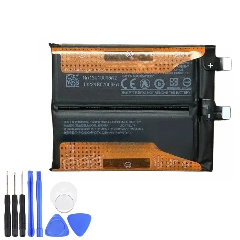 7.74V 2250mAh BS08FA Battery For Xiaomi Black Shark 4/4Pro Phone High Quality 5+tools