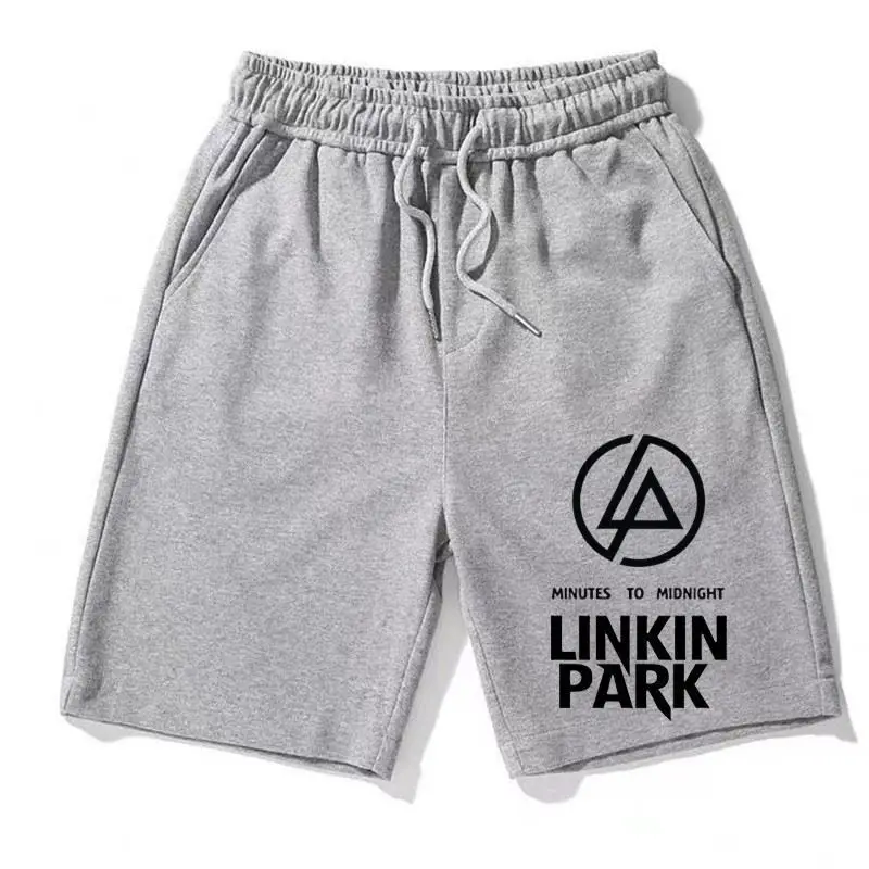 Lincoln park linkin park band shorts men's summer trend sports casual five-point pants custom loose
