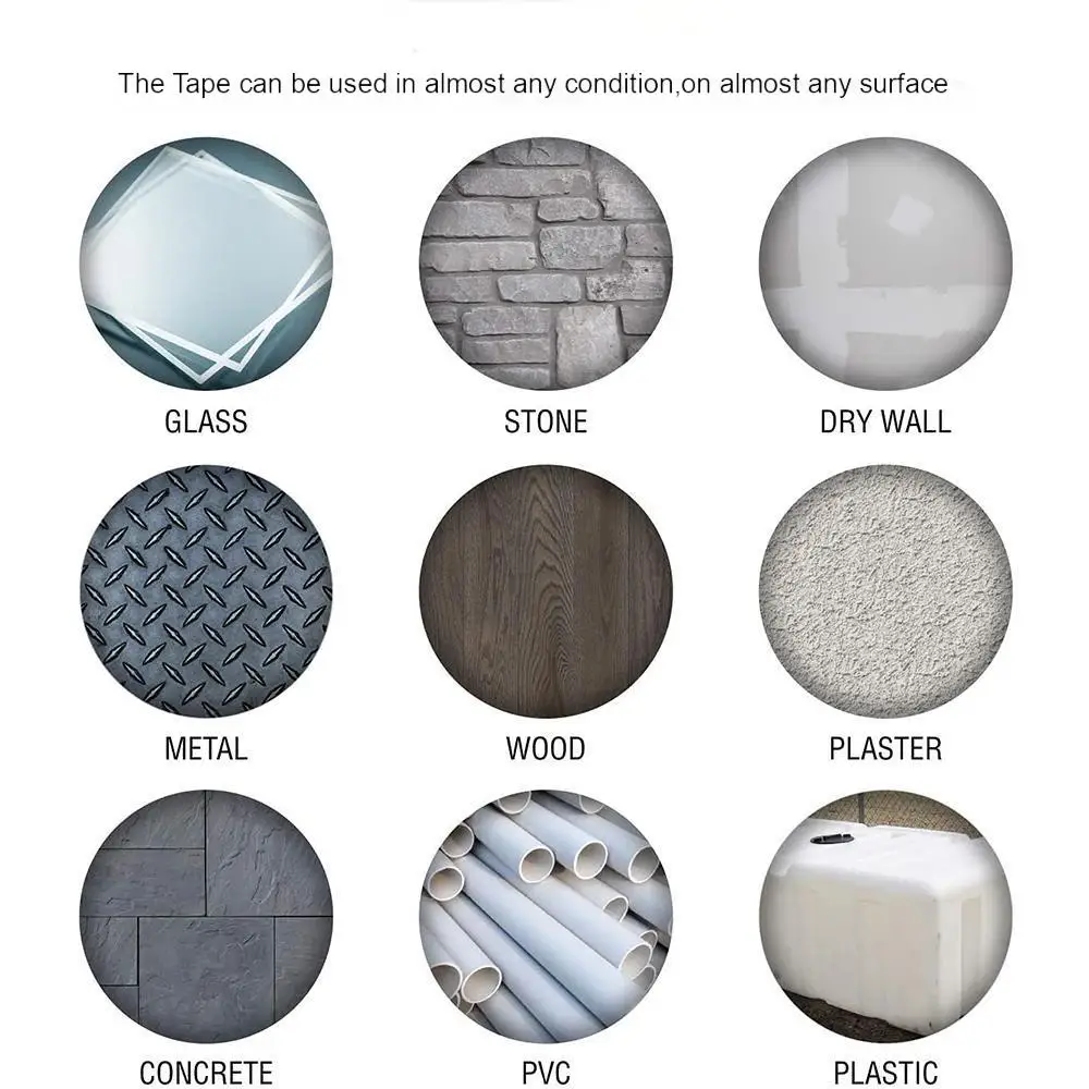 شريط إصلاح فائق اللصق مقاوم للماء ، مانع تسرب ، شريط إصلاح السباكة ، أنبوب شديد التحمل ، توقف سريع ، 3 ألوان ، عرض 5-30 #6