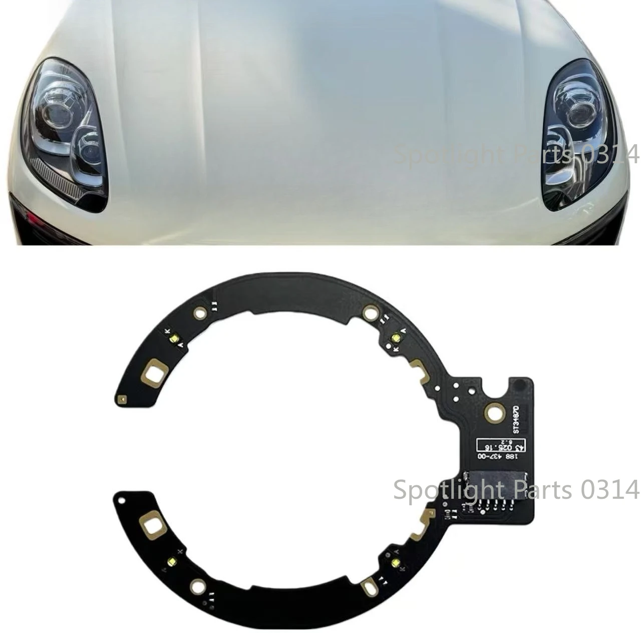

For Porsche Cayenne Palamela Macan 2015-2017 Headlight White DRL Chip Ballast Circuit Board Light Source Board Car Accessories