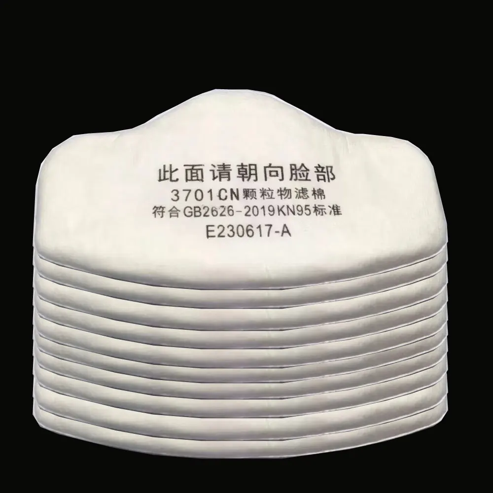 3701 Particle Cotton Filter For 3M 3200/HF52 Gas respirator Dust Mask Painting Spraying Polishing Grinding Mining Carpenter