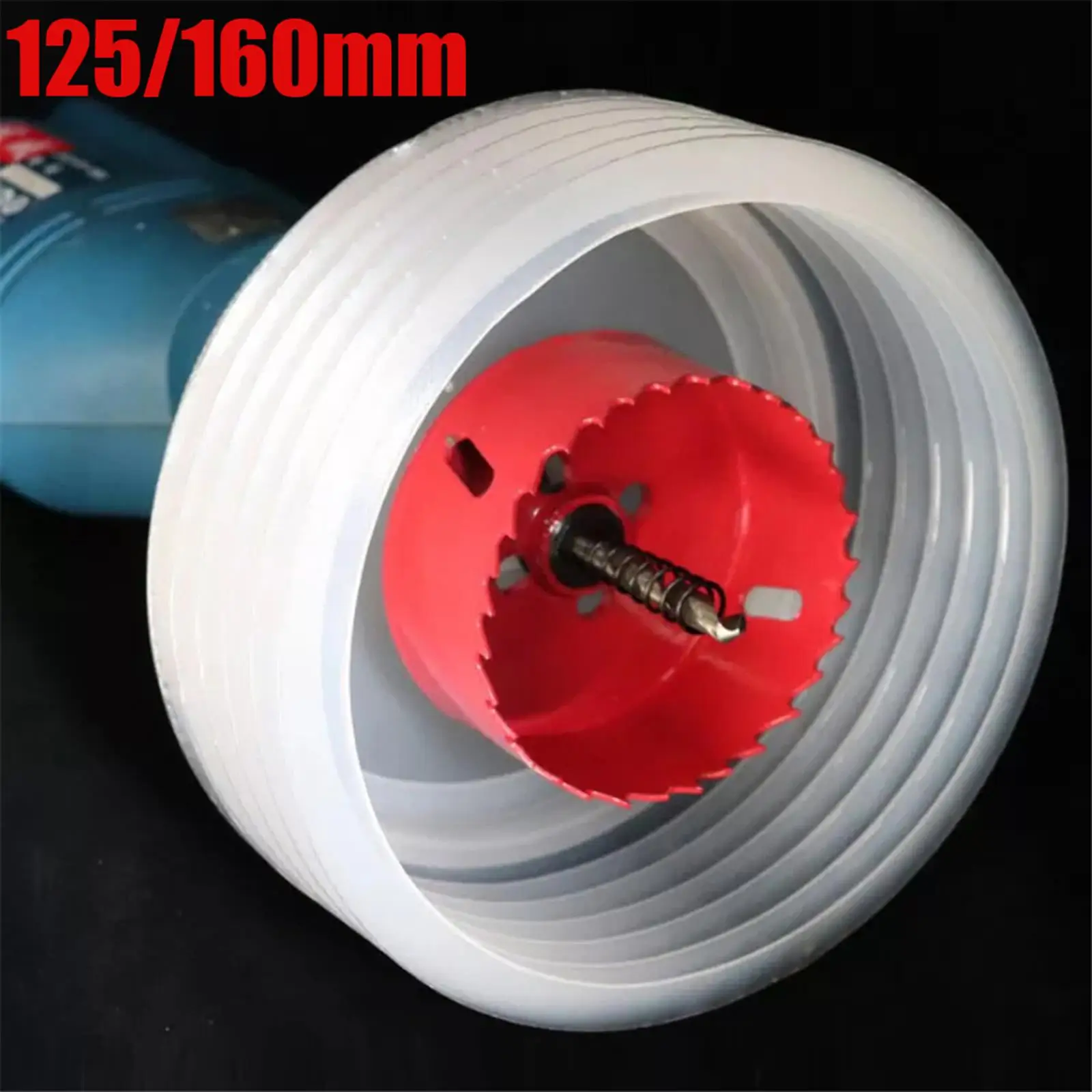 Electric Hammer Drill Dust Collector Bowl for Hole Opener Fits Ceiling Drywall Gypsum Board Dustproof Drill Attachment Tool