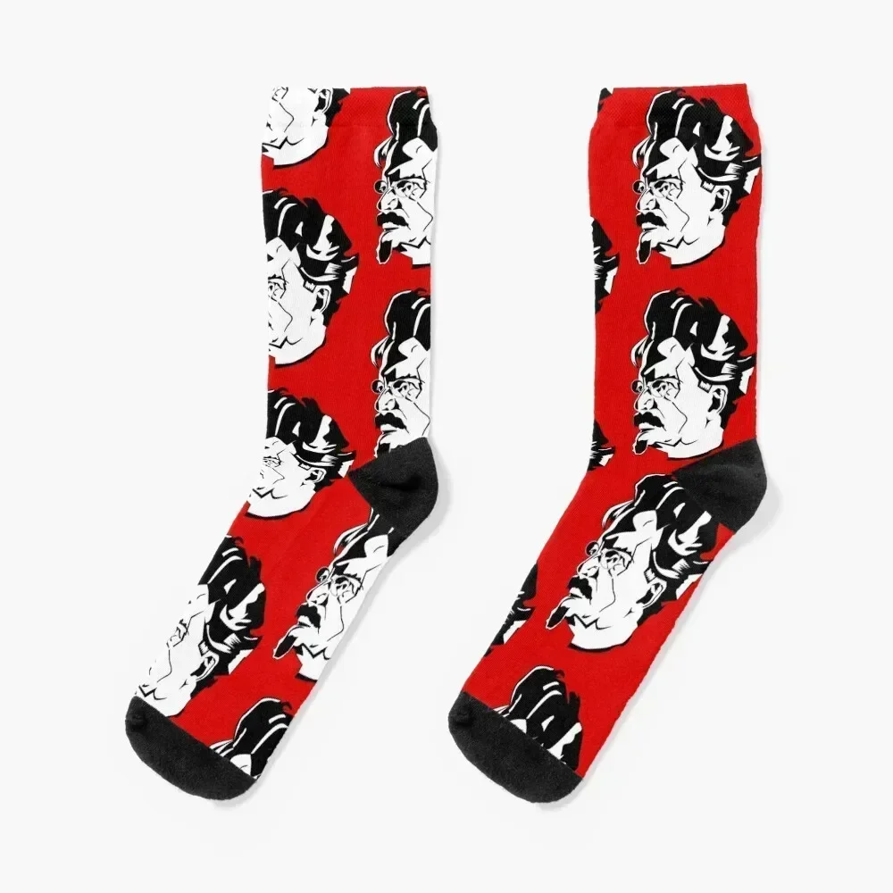 

Leon Trotsky Socks cute kids FASHION halloween Men Socks Luxury Brand Women's cute Men's cycling Socks Female Men's