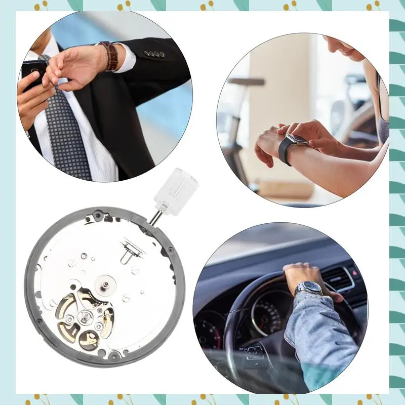

A71P 2Pcs NH38 Movement Standard NH3 Series Automatic Mechanical Watch Movt Parts For Seiko SII NH38/NH38A Watch Parts