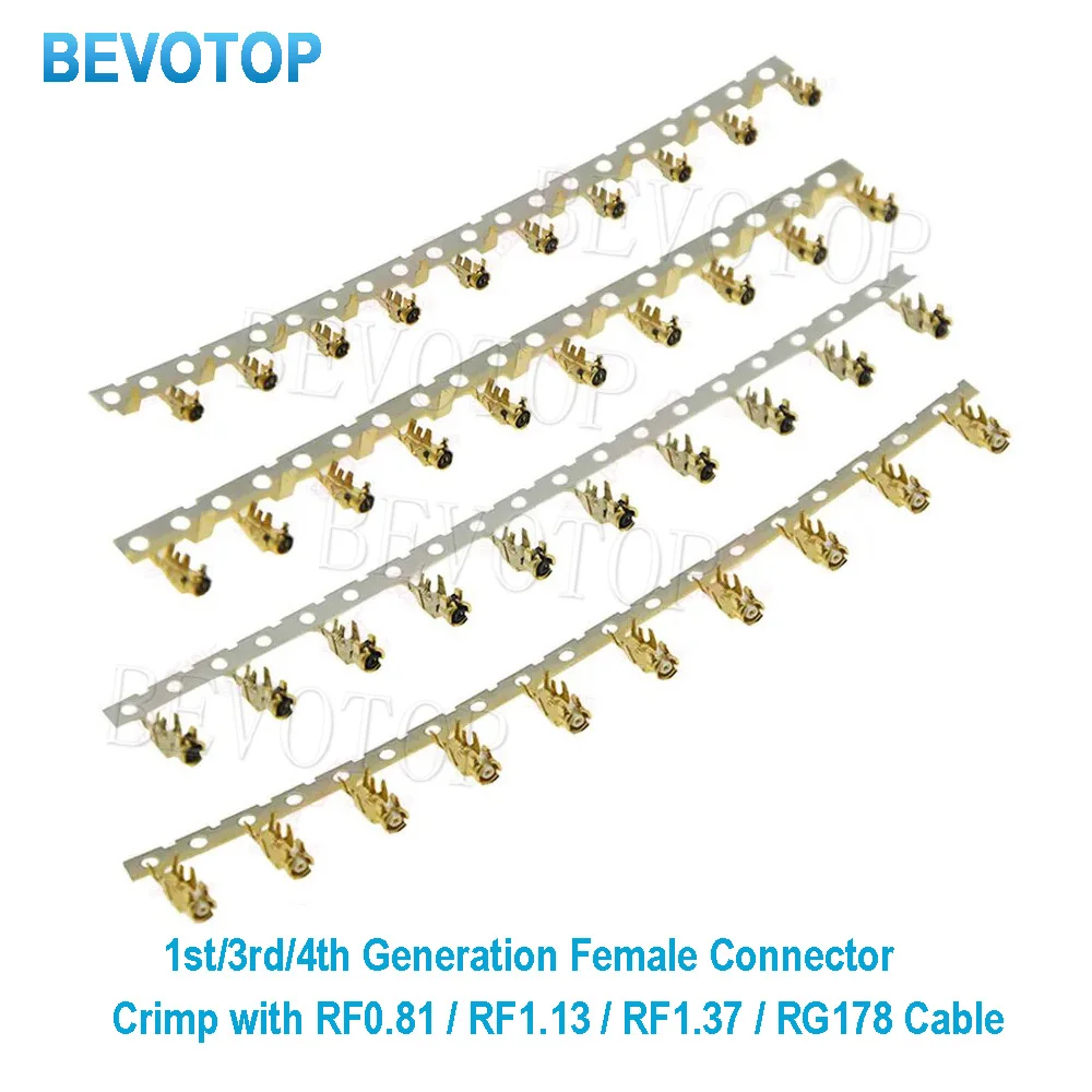 10PCS Ufl Female Connector U.FL IPX IPX-1/MHF-3/MHF-4 SMT Socket WiFi Antenna Base PCB RF Coaxial Antenna Board Terminal