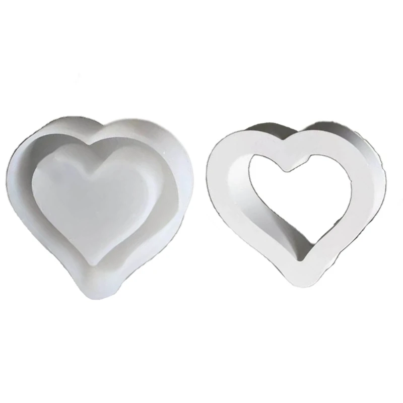 Hear Silicone Silicone Mould Hollow out Love Hear Resins Molds Valentines Day