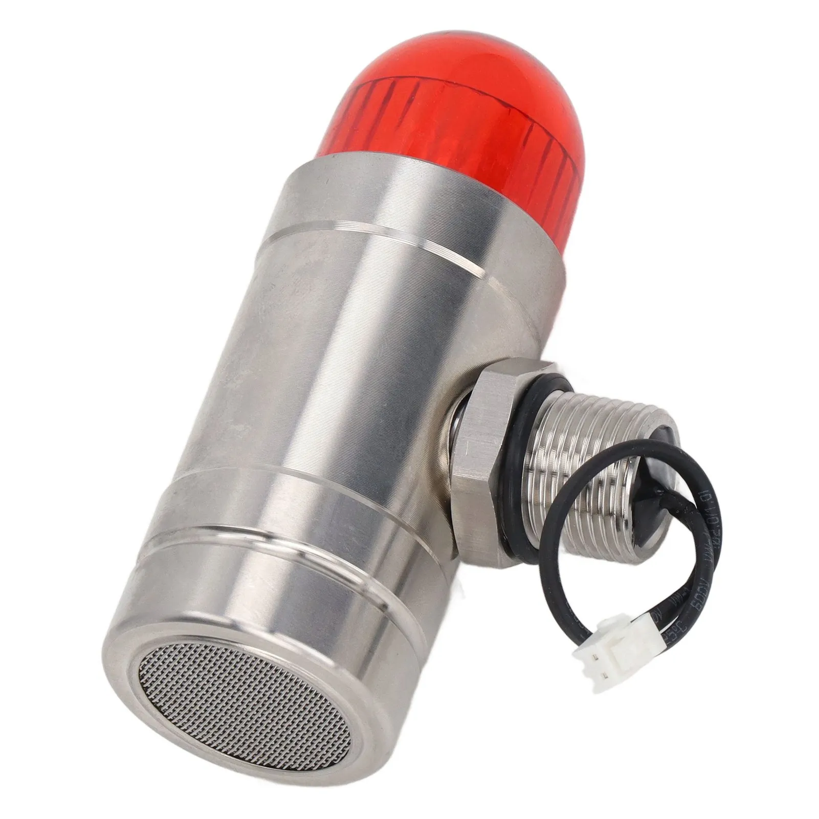 Column Signal Tower LED Stack Tower Light Stainless Steel High Brightness 100dB Industrial Warning Light for Gas Deteciton
