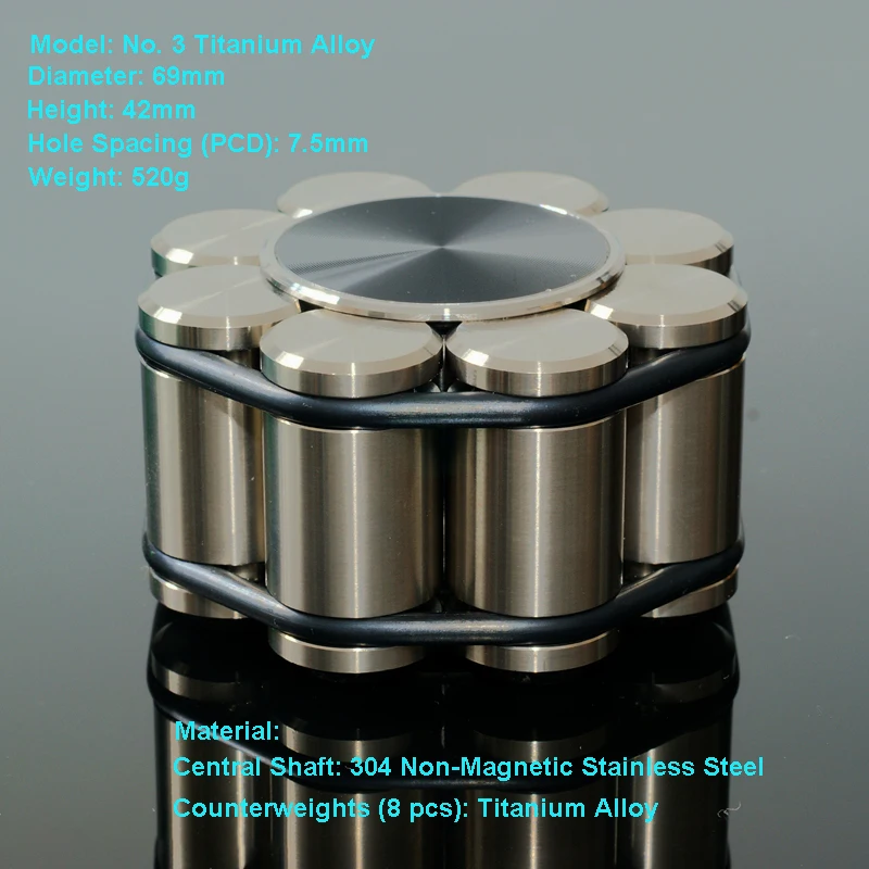 304 Edelstahl Metall Vinyl Schallplatte Gewichts stabilisator Scheibe symmetrische Klemme für Plattenspieler LP Plattenspieler Zubehör