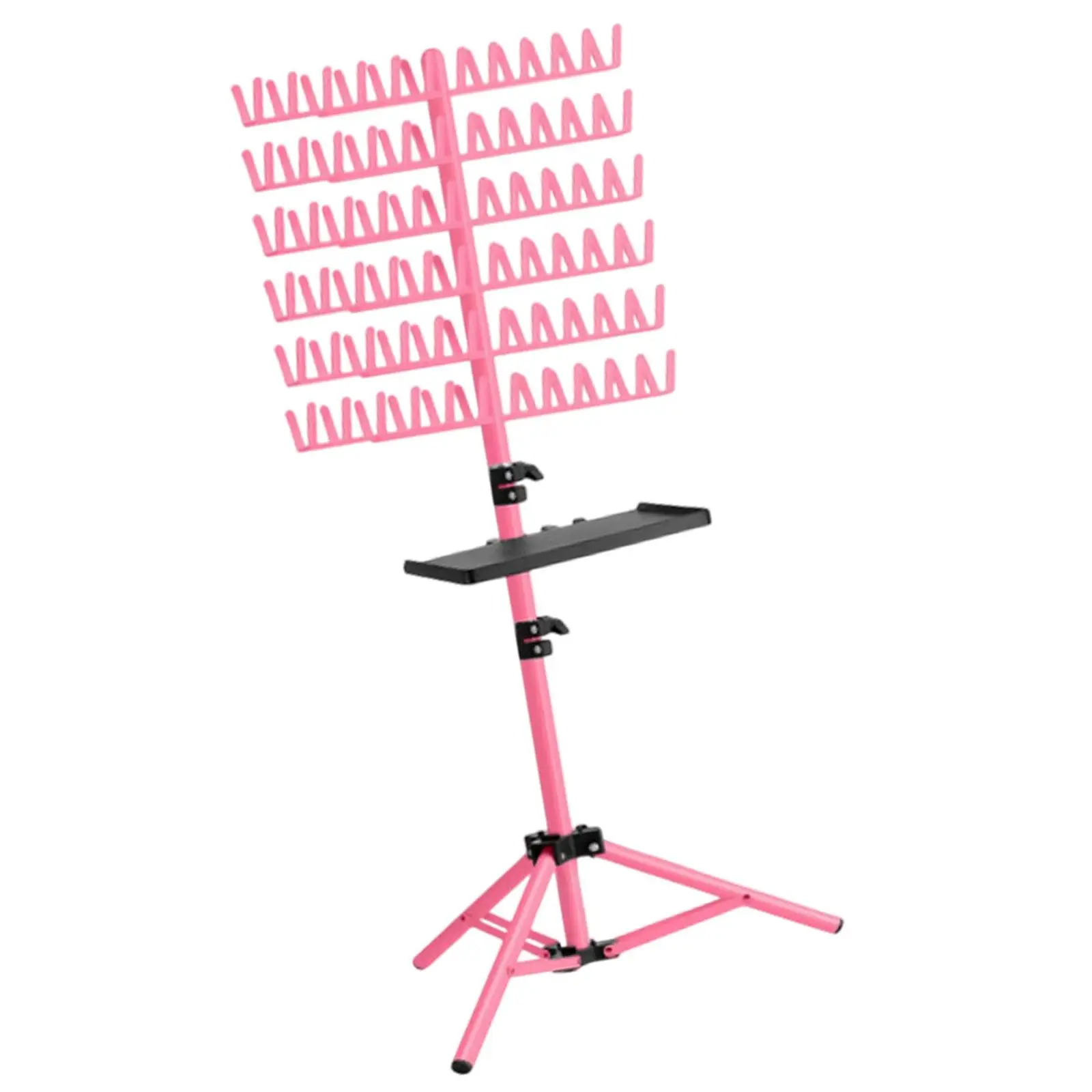 Hair Braiding Rack Stand Double Sided 144 Pegs Height Adjustable for Home Salon Braiders Portable