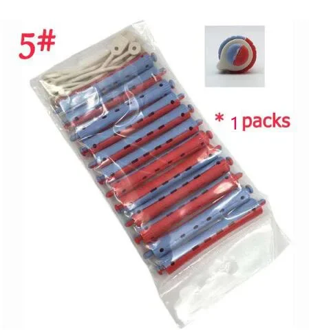 Neue 12-teilige Salon Gummiband Lockenwickler Set Kalte Dauerwelle Stangen Lockenwickler Bars Haarspange Curling Flauschige Wellenförmige Haar Maker Styling DIY