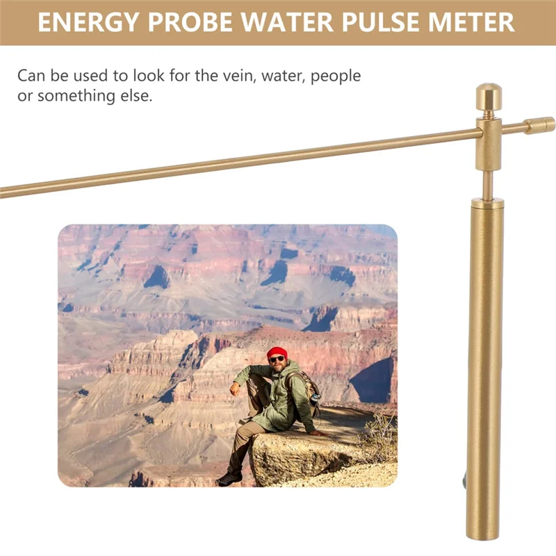 Copper Dowsing Rods Copper Dowsing Rod,Tool Retractable for Divining Water Treasure Buried Items Retractable Dowsing Rod