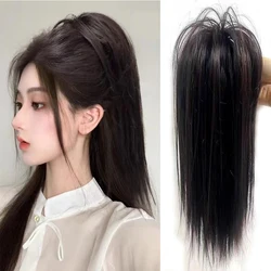 Dream Like Claw Clip In Ponytail Braid Synthetic Shot Straight Pony Tail Hair Extensions Half Waterfall Ponytail Spicy Girl Wind