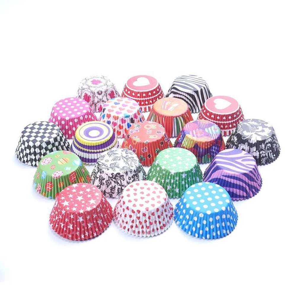 

200 Pcs Liners Muffin Cups Safe Use Bakery Shop Dessert Store Cupcake Cupcake Holder Paper Baking Cup Wrapper Mold