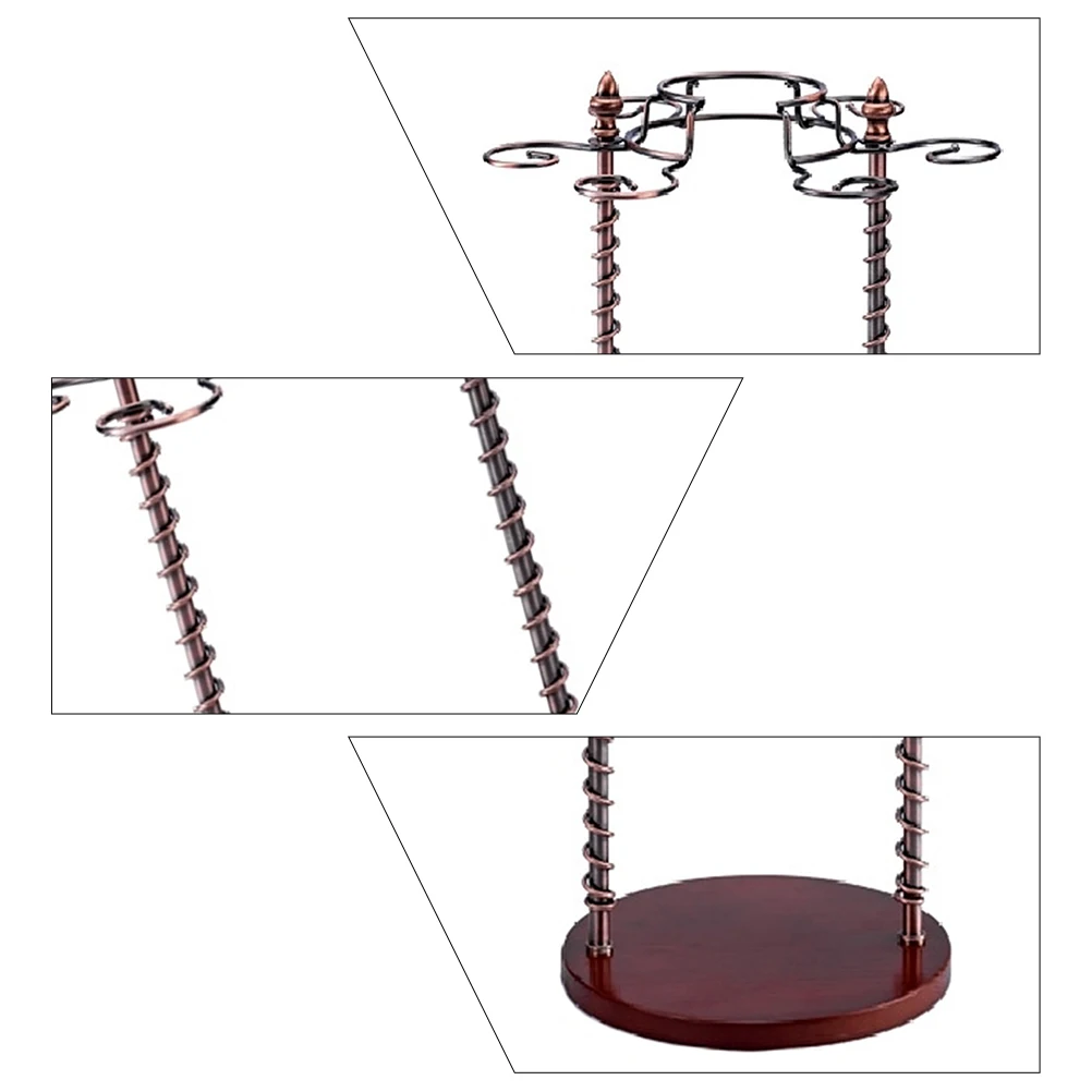 

Cup Holder with Base Glass Cup Rack Cabinet Cup Holder Iron Glass Rack Glass Cup Hanging Rack