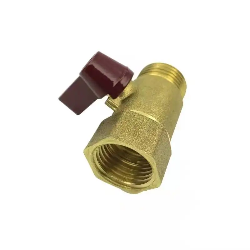 

1PC Brass ball valve 1/2 inch 3/4 DN25 inch pagoda small ball valve pneumatic air pump valve water pipe valve switch