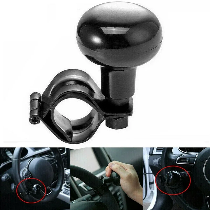 

Car Auto Truck Heavy Duty Lorry Steering Wheel Spinner Handle Knob Booster Grip Ball Turning Hand Control Car Accessories Cover