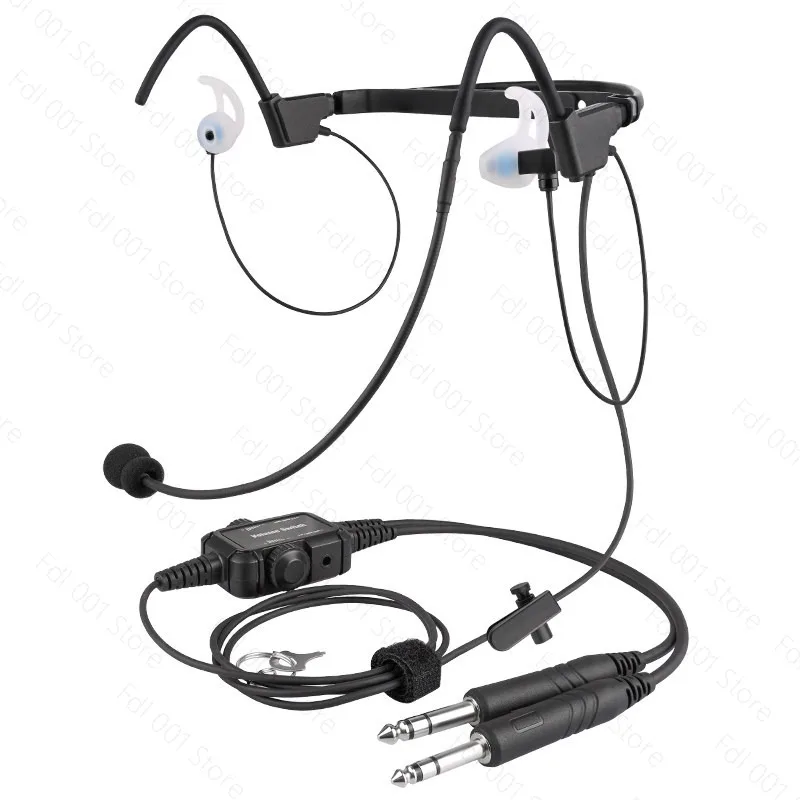 Lightweight Aviation Pilot in-Ear Noise-Canceling Headphones