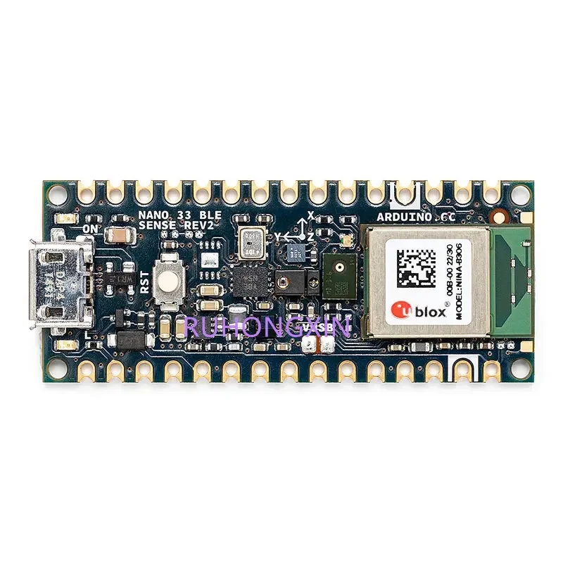 ARDUINO NANO 33 BLE SENSE REV2 ABX00069 Speed 64MHz flash memory 1MB nRF52840 development board