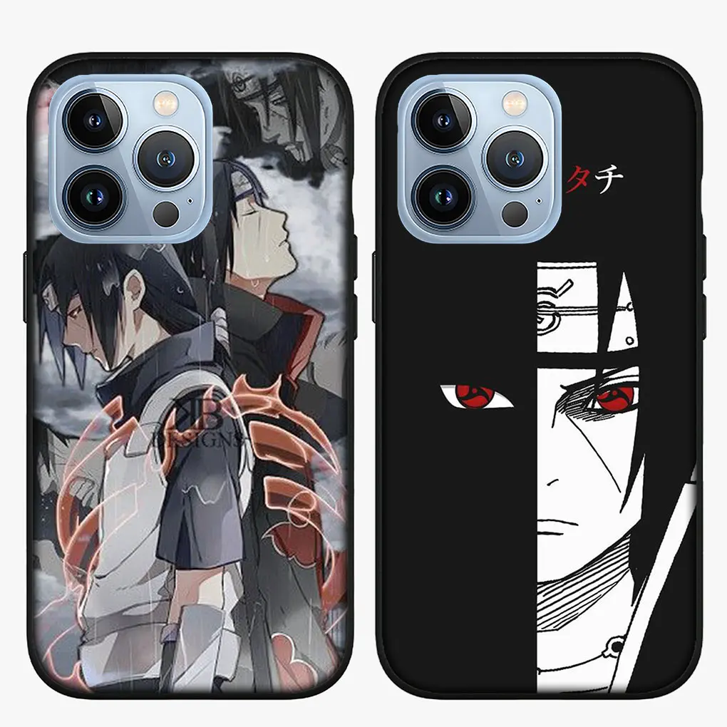 Japan Cartoon Uchihas Itachis Akatsukis Cover Phone Casing for Apple iPhone 16 15 14 13 12 11 Pro Max 6 6s Plus + SE 16+ Case