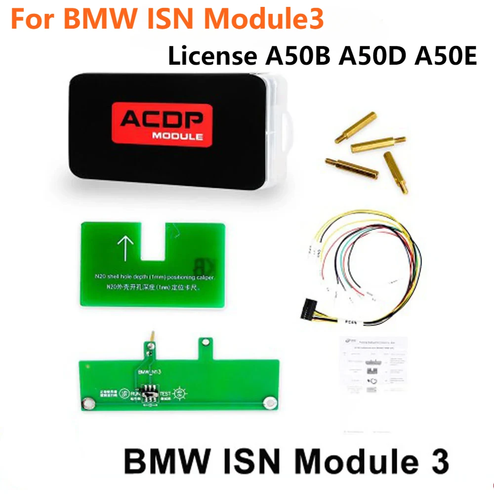 

Best Yanhua Mini ACDP Module 3 For BMW ISN Module Read & Write B-MW DME ISN Code by OBD All Key Lost with License A50B A50D A50E