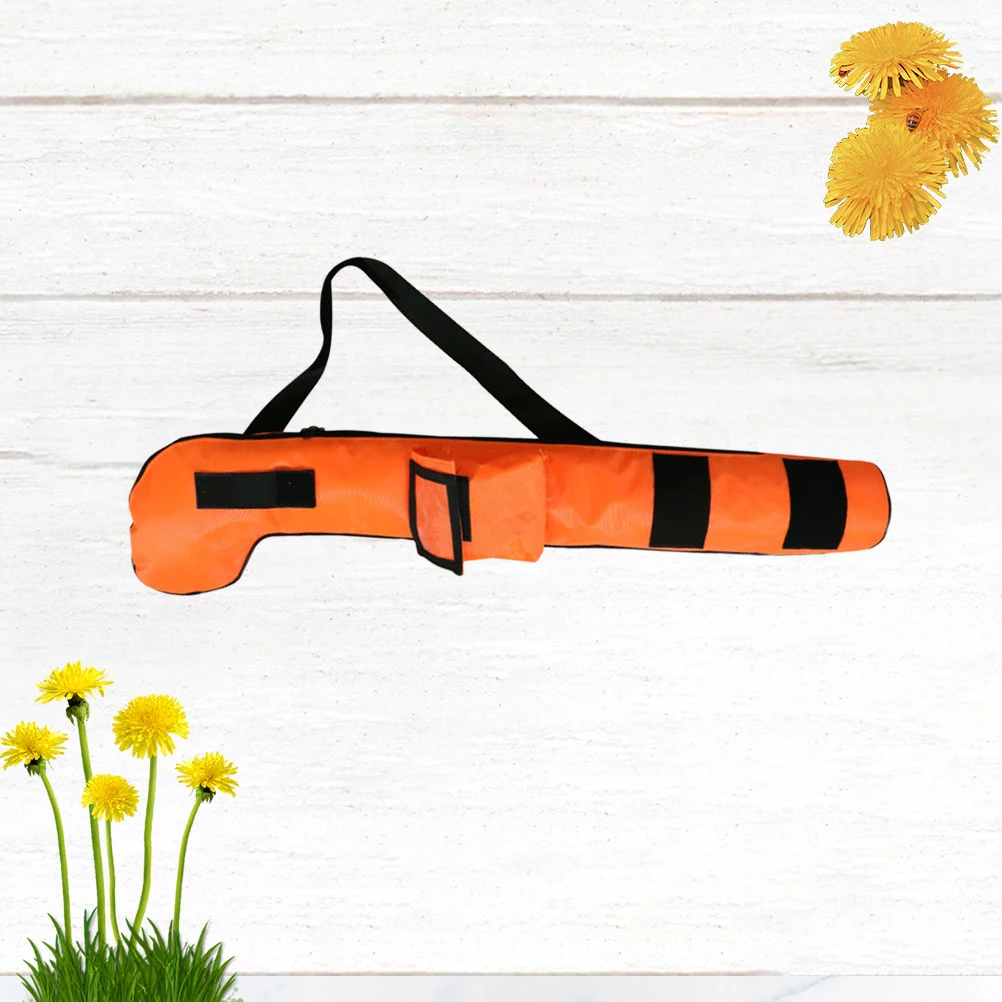 

Multifunctional Golf Club Bag Kids Waterproof Training Carrier Orange Simple Organizer Belt Design Outdoor Exercise Storage