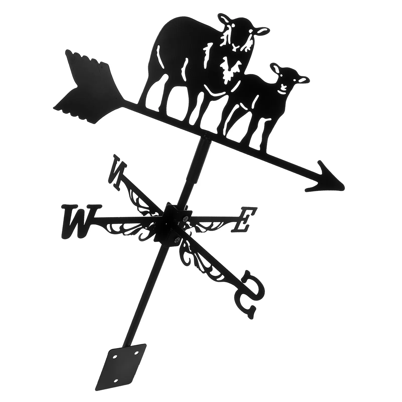

Iron Weather Vane Sheep Shape Wind Direction Indicator Garden Patio Yard Roof Lawn Decor Weather Vane Weathervane