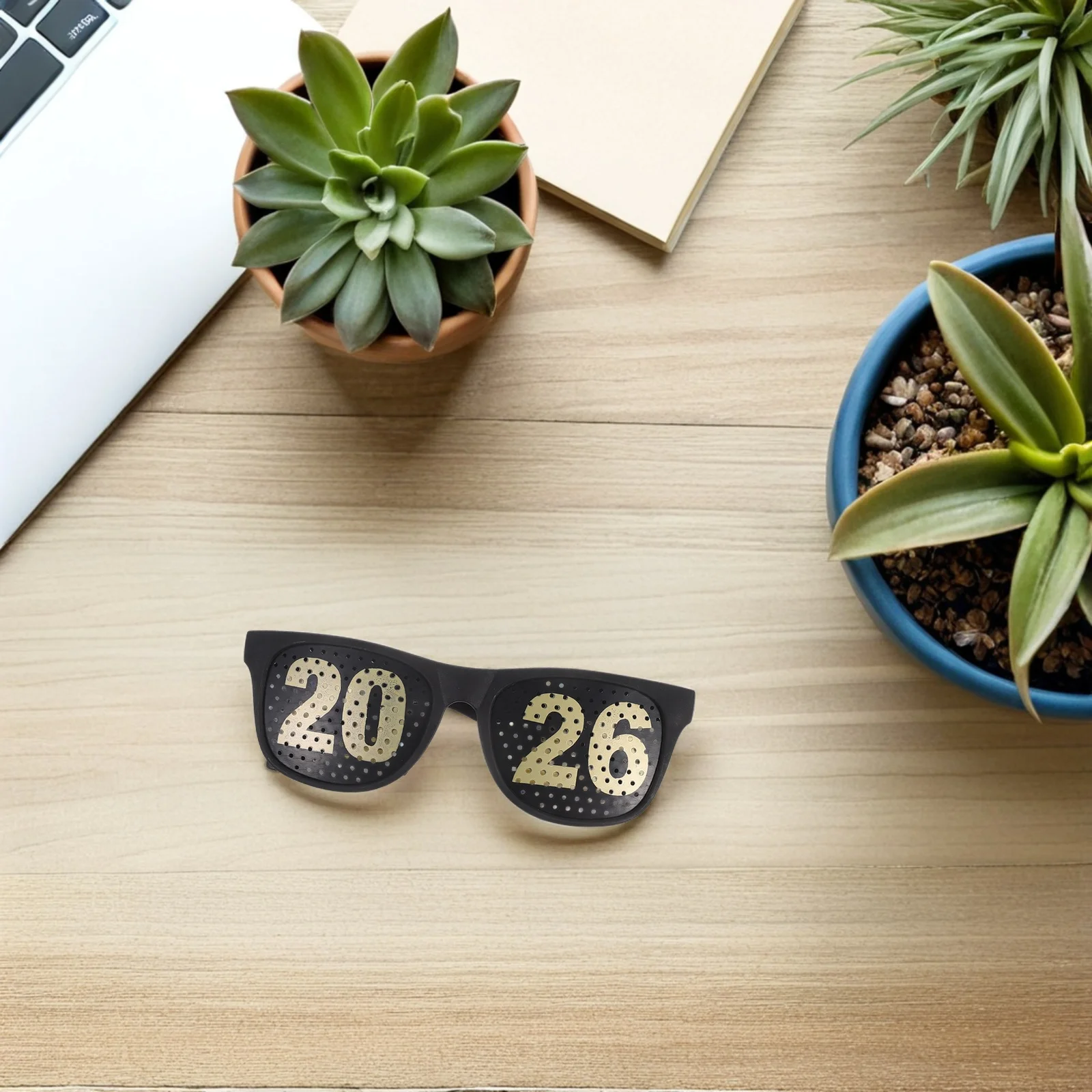 

4pcs 2026 Glasses New Year Party Funny Eyeglasses ABS Photo Props Graduation Event Party Favors