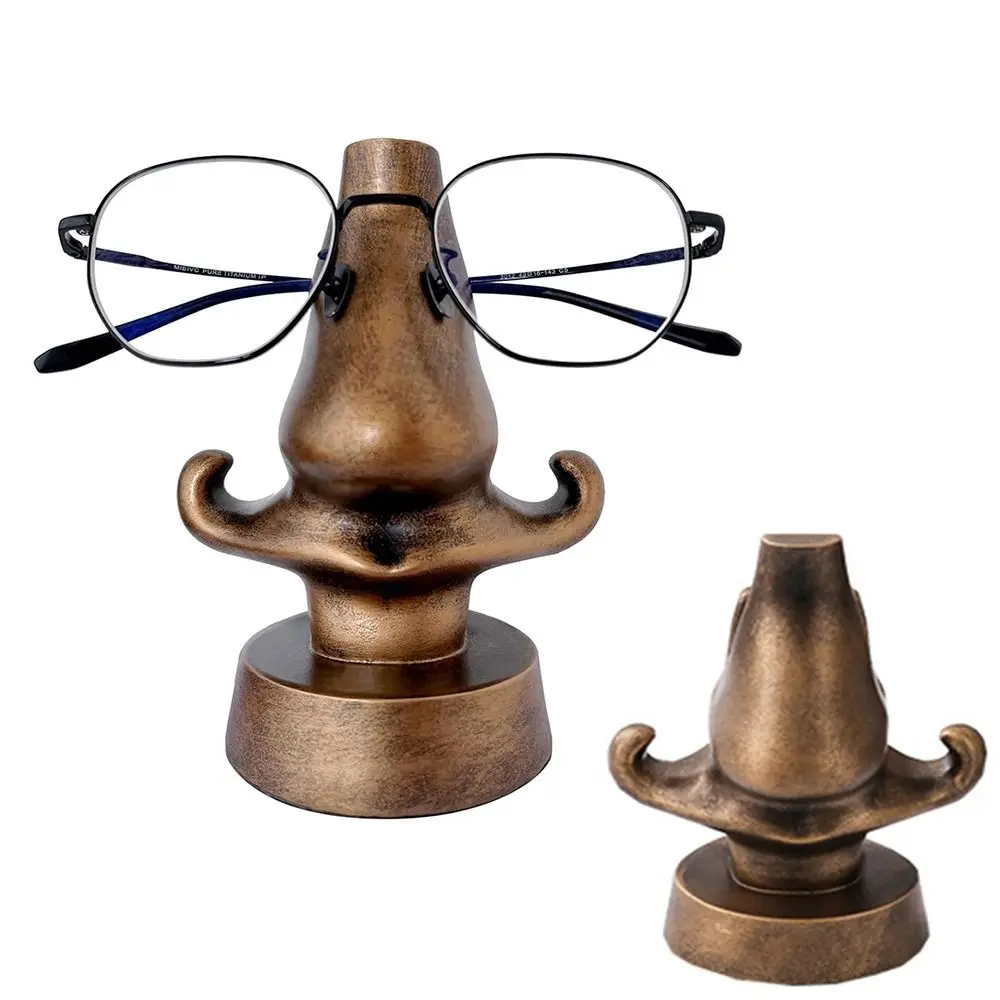 

Creative Eyeglasses Stand Funny Nose Shape Desktop Glasses Holder Universal Anti-slip Sunglasses Display Stand Photography Props