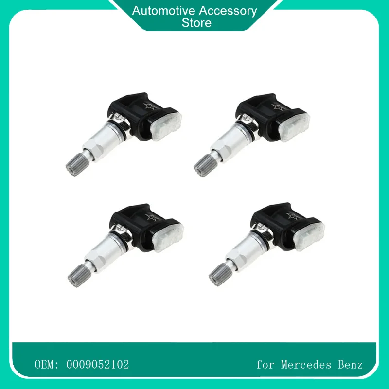 

0009052102 36106872774 Tire Pressure Sensor 4 Pcs For Mercedes Benz C257 W213 S213 W463