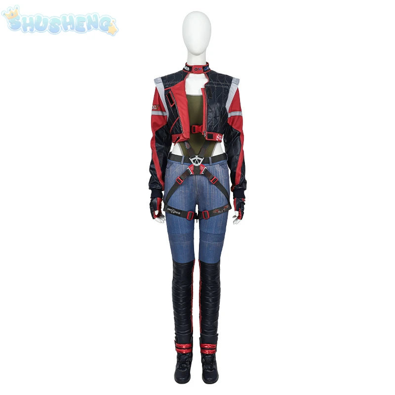 New game PanAm Palmer punk 2077 cosplay costume shirt pants coat belts boots fancy Halloween woman man set made xs-xxxl