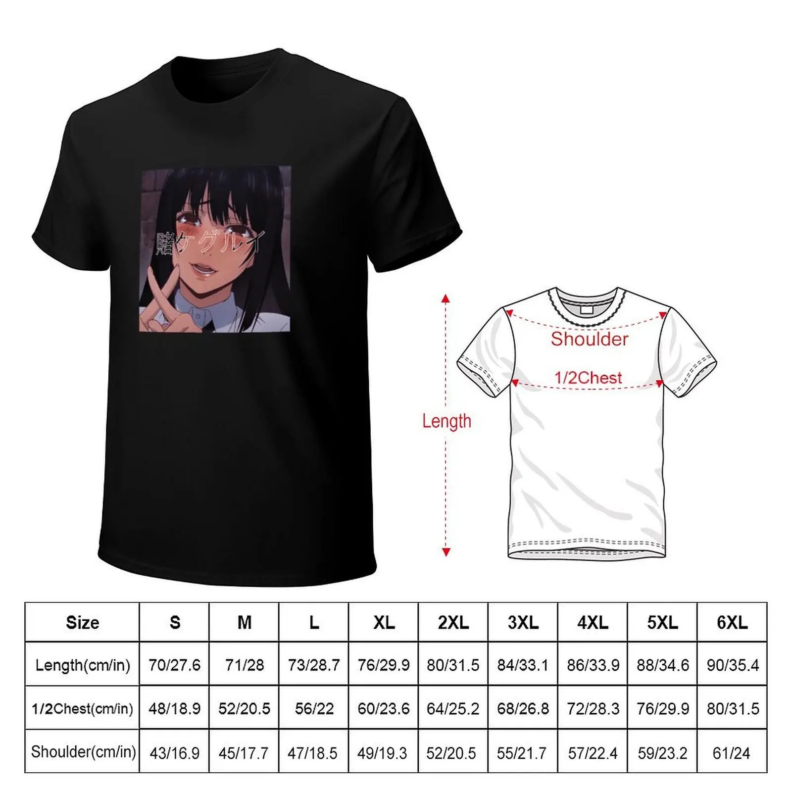 Anime / Manga Kakegurui Yumeko Jabami T-Shirt Summer Holiday Casual Tee