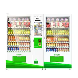 Store Large Capacity Combo Vending Machine Food And Drinks Snacks Vending Machine