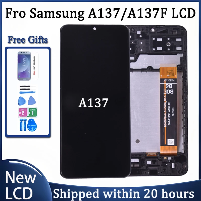 6.6'' For Samsung  A13 A137 LCD Display With Touch Screen Digitizer For Samsung A137 SM-A137F, SM-A137F/DSN,